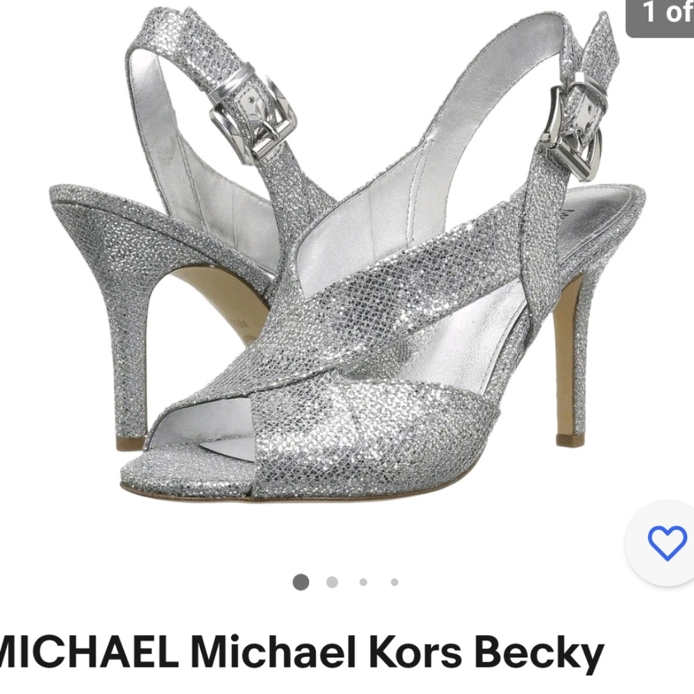 Michael kors Becky sandal glitter size 9